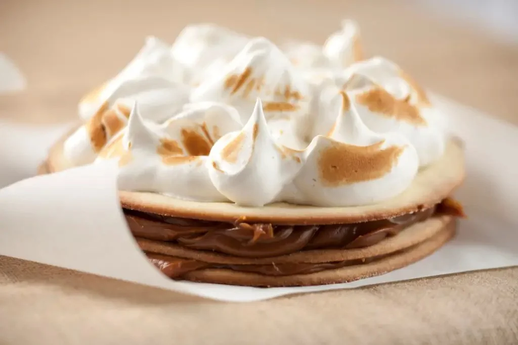 Alfajor gigante de dulce de leche
