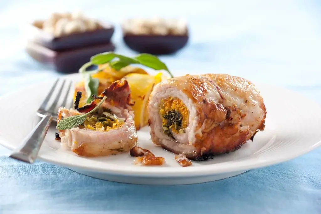 Matambrito de cerdo arrollado