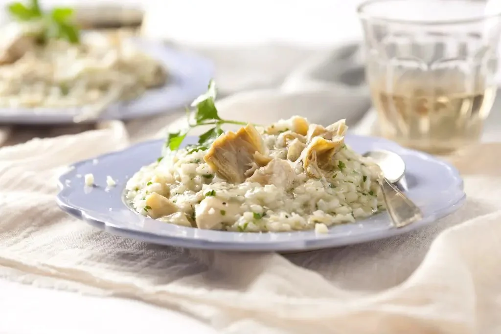 Risotto de alcauciles